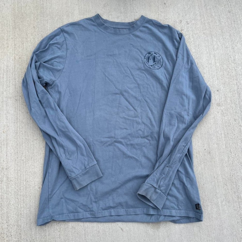 Blue graphic long sleeve Tee shirt